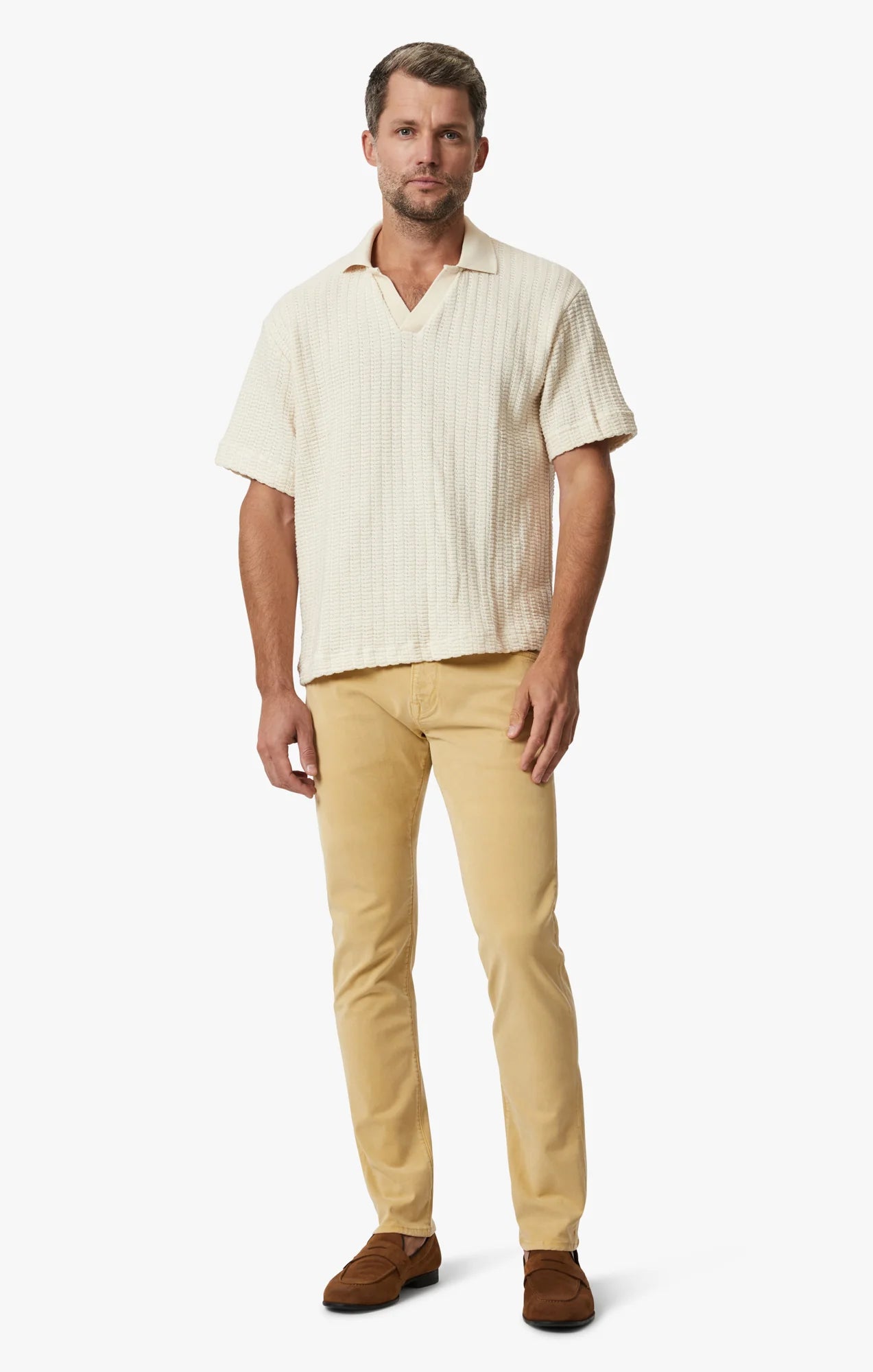 34 HERITAGE COOL FIT- LEMON PEPPER BRUSHED TWILL