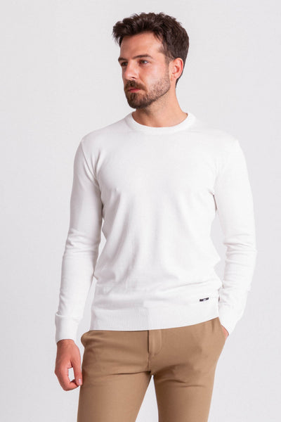 Shirt with crew deals neck jumper